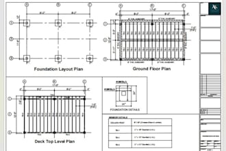 provide structural design calculations for beams, columns, slabs and foundations