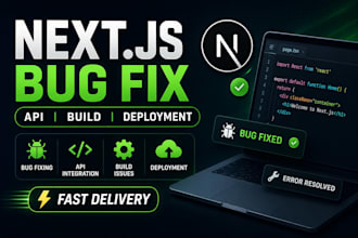 fix bugs in react nextjs typescript application