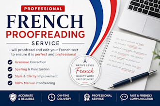 proofread and correct your french texts