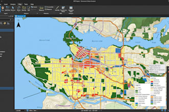 design gis maps, satellite maps, drone maps, lidar maps, digital elevation model