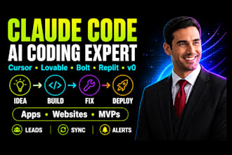 your claude code, vibe coding, cursor, bolt, replit expert