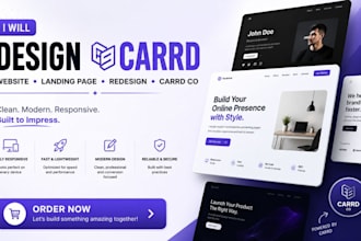build professional carrd website design and carrd landing page carrd co