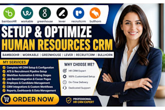 setup bamboohr workable greenhouse lever recruitcrm bullhorn human resources crm
