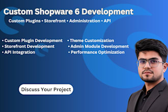 develop and customize shopware 6 store plugins and themes