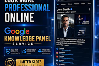 create a verified google knowledge panel for brand, company and personal