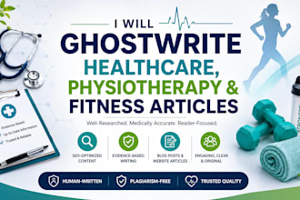 ghostwrite healthcare, physiotherapy, fitness articles