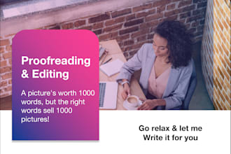 proofread and edit your writing for grammar and clarity