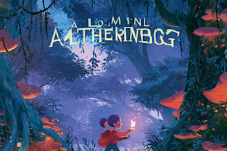 design a fantasy childrens book cover for self publishing