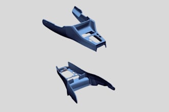 do scan to cad, 3d scan cleanup, stl to step conversion reverse engineering