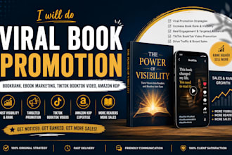 do viral book promotion bookrank ebook marketing tiktok booktok video amazon kdp
