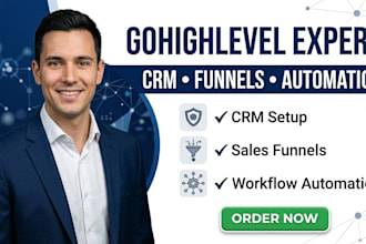 setup gohighlevel CRM automation funnels saas and lead generation