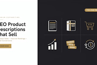 write and rewrite selling SEO product descriptions