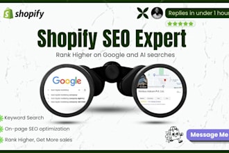 do shopify on page seo and technical optimization for higher google page ranking