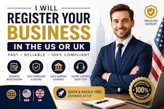 assist with USA business banking setup for llc owners