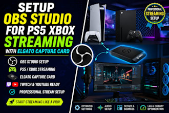setup obs studio for ps5 xbox streaming with elgato capture card
