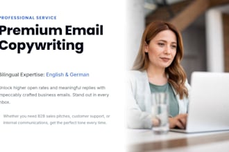 write professional emails in english and german