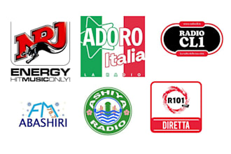 play your song and ads on france, italy, japan radio live