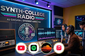 spin your spotify youtube apple music ai song to active friendly college radio