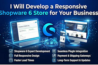develop a responsive shopware 6 store for your business
