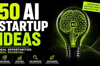 generate 50 ai startup ideas based on real market opportunities