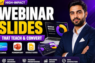 webinar slides presentation design powerpoint presentation google slides canva