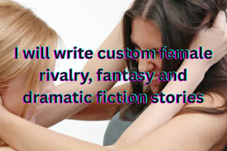 write custom female rivalry and catfight fiction stories