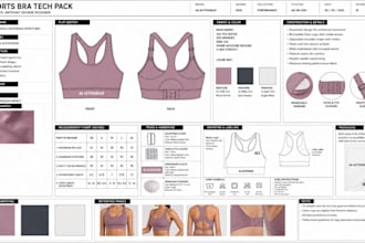 design activewear tech pack, sportswear gym leggings, bras tracksuits, yoga sets