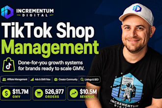 manage your tiktok shop end to end to grow gmv and sales