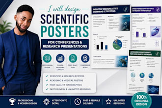 design scientific posters for conferences and research presentations