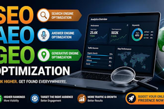 do a professional SEO, aeo, geo, local and keyword research