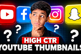 design professional youtube thumbnails to boost views