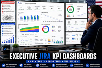 create executive jira KPI dashboards and reporting systems