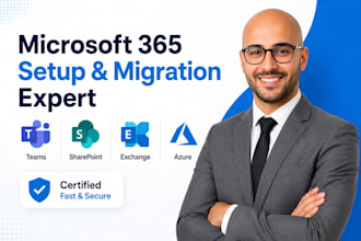 setup and migrate microsoft 365 teams, exchange, teams and sharepoint
