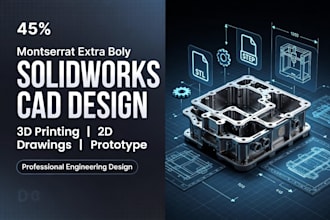 create 2d and 3d mechanical drawings and models