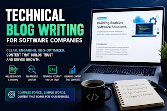 do technical blog writing for software companies