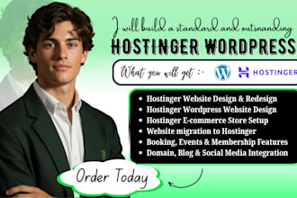 hostinger website design hostinger wordpress website hostinger website design