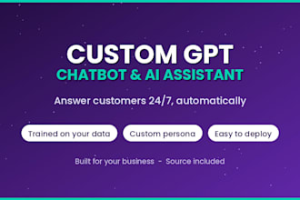 build a custom gpt chatbot or ai assistant for your business