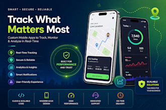 develop tracking app, mobile tracking app geolocation app, google maps, vpn app