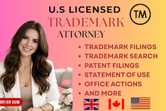 protect your brand with trademark registration, patent check, office action, sou