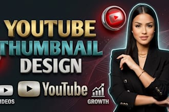 design eye catching youtube thumbnails and facebook posts