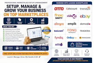 setup manage otto cdiscount trendyol fnac darty vidaxl marketplace ebay listing