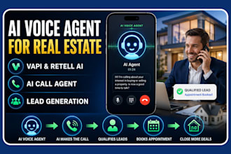 do vapi retell ai voice agent and ai call agent for real estate leads generation