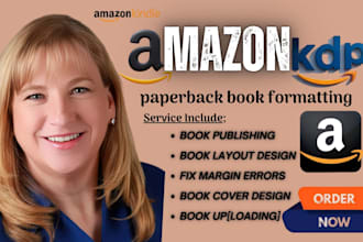 do book formatting, kdp paperback formatting, book layout for ebook and prints