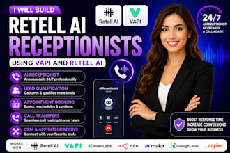 build ai receptionist using vapi and retell ai