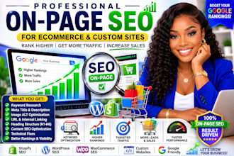 do onpage and offpage SEO for wordpress shopify cosmetic ecommerce website