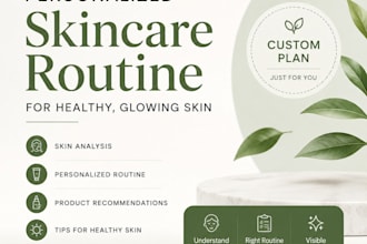 create a skincare routine for clear and healthy glowing skin