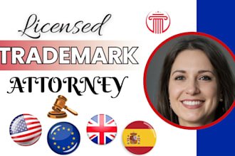 be your trademark attorney for uspto registration and filing