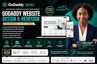 godaddy website design develop godaddy website redesign godaddy website godaddy