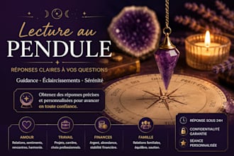 je ferai une lecture au pendule pour répondre a vos questions
