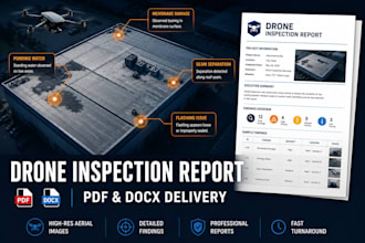 create a professional drone inspection report from your uav aerial data